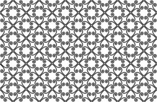 Seamless pattern with floral asian ornament. Abstract ornamental texture. Artistic diagonal flourish tile damask background vector