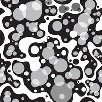 Abstract geometric seamless pattern. Bubble ornamental background. Circles. vector