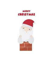 Santa Claus. Vector illustration in cartoon style.