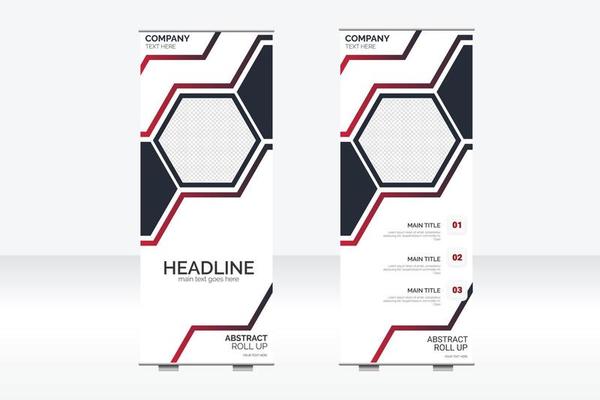 Corporate rollup or x banner Corporate rollup or x banner design template