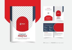 Company profile brochure template layout design, multipage corporate brochure design and editable template layout, annual report template design. vector