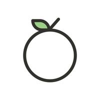 peach icon vector illustration. very suitable for use in websites, businesses, logos, designs, apps and more.