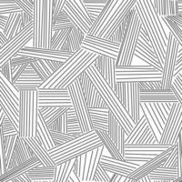 Irregular stripes seamless pattern. Black lines on white background. Repeat endless background. Design element, vector illustration isolated on white