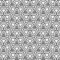 ornamental geometric seamless pattern vector