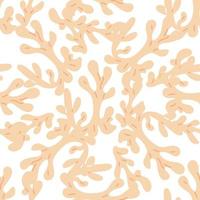 seamless pattern with corals. Background with corals . Flat colorful vector illustration.