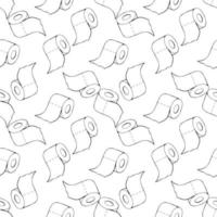 Toilet paper rolls seamless pattern vector