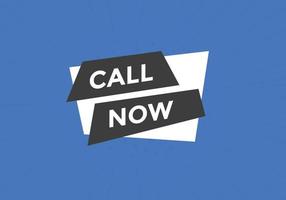 Call now button.call now text web template. Sign icon banner vector