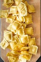 pasta ravioli dish fresh meal food snack on the table copy space food background photo