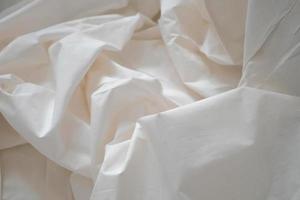 White cloth natural texture background design element photo