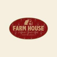 agriculture emblem logo  farm  retro style abstract design vector icon illustration graphic