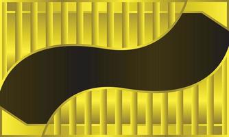 Gold wavy pillar background template copy space vector