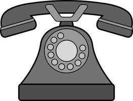 A rotary dial simple design vector