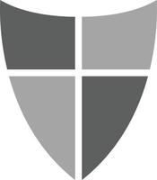 Shield simple icon vector