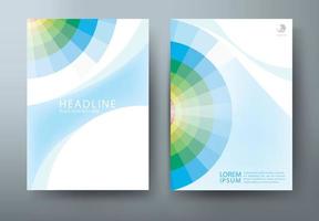 Annual report brochure flyer design template vector, Leaflet presentation, book cover, layout in A4 size vector
