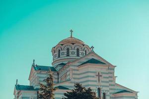 Sevastopol Crimea . Vladimir's Cathedral in Chersonesos. photo