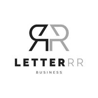 Initial letter RR icon logo design inspiration vector