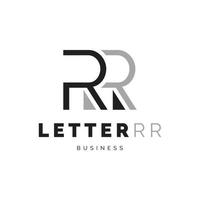 Initial letter RR icon logo design inspiration vector