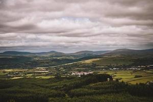 Mountains in national park Breckon Beacons in Wales. photo