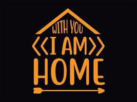 Stay home t-shirt design file vector