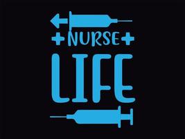 Nurse t-shirt design file vector