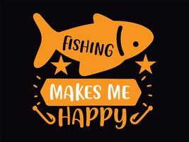 Fishing t-shirt design file vector