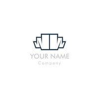 Vector logo design template for business. Technology innovation sign.