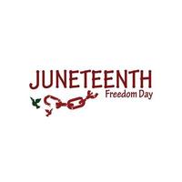 juneteenth design background vector