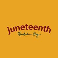 juneteenth design background vector