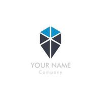 Vector logo design template for business. Technology innovation sign.