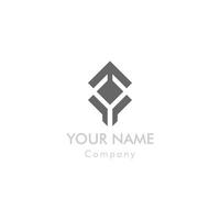 Vector logo design template for business. Technology innovation sign.