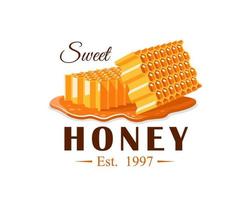 Flows of honey with honeycomb vector