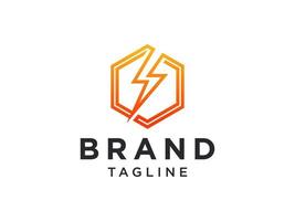 Flash Icon Thunder Bolt Letter S Electricity Logo. Flat Vector Logo Design Template Element.