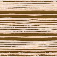 Painterly stripe pattern in earth tones. Trendy seamless background in terra-cotta brown and blush pink. vector