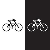 diseño de ilustración de logotipo de bicicleta vector