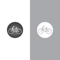 diseño de ilustración de logotipo de bicicleta vector