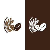 coffee bean icon vector