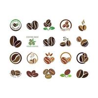 coffee bean icon vector