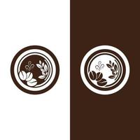 coffee bean icon vector