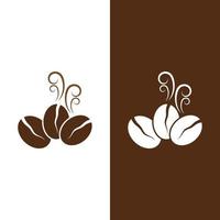 coffee bean icon vector