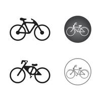 diseño de ilustración de logotipo de bicicleta vector