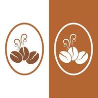 vector de icono de grano de café