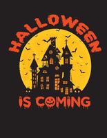 Halloween is comming vector