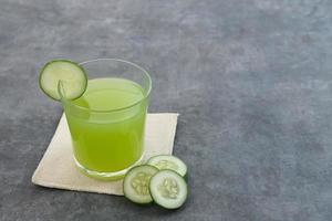 Cucumber Juice, A glass of fresh cucumber juice. Cold Pressed Juice photo