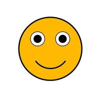 Emoji icon. Emoticon design vector