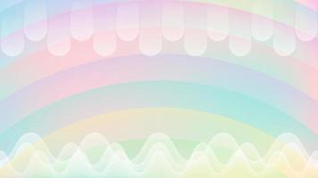 Abstract rainbow background soft pastel gradation bright vector