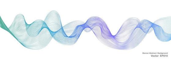 colorful curve line abstract background vector