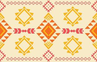 patrón sin costuras de tela nativa americana navajo, fondo tradicional étnico tribal geométrico, elementos de diseño, diseño para alfombra, papel pintado, ropa, alfombra, interior, ilustración vectorial bordada. vector