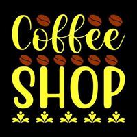 Coffee T-Shirt Design vector