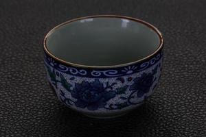 Empty Chinese tea cup photo