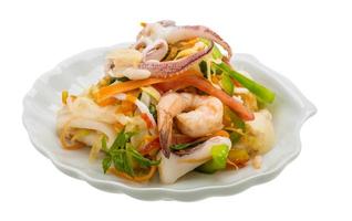 Asian seafood salad photo